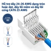 ZoeRax RJ45 Cat6 Mô-đun Keystone Không Cần Dụng Cụ Đầu Nối Nữ Trắng 19.599₫ 6