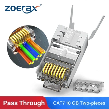 Zoerax RJ45 Cat8 Cat7 8P8C Mạ Vàng 50um Kết Nối FTP/STP 1.5mm Giá 175.999 VND 7 Zoerax RJ45 Cat8 Cat7 8P8C Mạ Vàng 50um Kết Nối FTP/STP 1.5mm Giá 175.999 VND 7