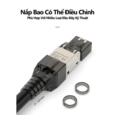 ZoeRax RJ45 CAT8/7/6A Đầu Nối Phích Cắm Không Dụng Cụ, Bảo Vệ Cáp Ethernet 10Gbps POE Giá 75.002₫ 6 ZoeRax RJ45 CAT8/7/6A Đầu Nối Phích Cắm Không Dụng Cụ, Bảo Vệ Cáp Ethernet 10Gbps POE Giá 75.002₫ 6