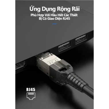 ZoeRax RJ45 CAT8/7/6A Đầu Nối Phích Cắm Không Dụng Cụ, Bảo Vệ Cáp Ethernet 10Gbps POE Giá 75.002₫ 9 ZoeRax RJ45 CAT8/7/6A Đầu Nối Phích Cắm Không Dụng Cụ, Bảo Vệ Cáp Ethernet 10Gbps POE Giá 75.002₫ 9