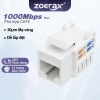 ZoeRax RJ45 Keystone Jack Cat6 Nhiều Màu - Kết Nối UTP Punch-Down Đứng Cáp Mạng, Giá Ưu Đãi 60.499 VND