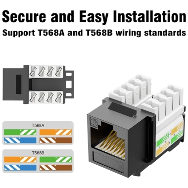ZoeRax RJ45 Keystone Jack Cat6 Nhiều Màu - Kết Nối UTP Punch-Down Đứng Cáp Mạng, Giá Ưu Đãi 60.499 VND 3 ZoeRax RJ45 Keystone Jack Cat6 Nhiều Màu - Kết Nối UTP Punch-Down Đứng Cáp Mạng, Giá Ưu Đãi 60.499 VND 3
