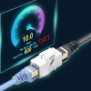 ZoeRax RJ45 Keystone Jack Cat7/6a Nữ STP 10Gbps Khớp Nối Tường và Bảng Dán 3
