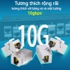 ZoeRax RJ45 Keystone Jack Cat7/6a Nữ STP 10Gbps Khớp Nối Tường và Bảng Dán 4