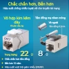 ZoeRax RJ45 Keystone Jack Cat7/6a Nữ STP 10Gbps Khớp Nối Tường và Bảng Dán 5