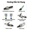 ZoeRax RJ45 Ống cắm UTP/STP 23AWG Cat6A-Cat8- Lắp nhanh không dụng cụ, giá 44.770₫ 5