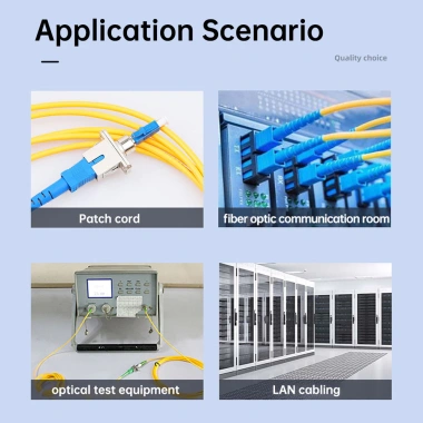 ZoeRax SC Nữ Sang LC Sợi Mặt Bích Singlemode Chuyển Đổi Đèn Đỏ FTTH Giá 93.499đ 6