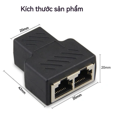 ZoeRax Splitter RJ45 1 đến 2 Cổng Nữ Nữ Extender Ethernet Giá 76.999đ 2 ZoeRax Splitter RJ45 1 đến 2 Cổng Nữ Nữ Extender Ethernet Giá 76.999đ 2
