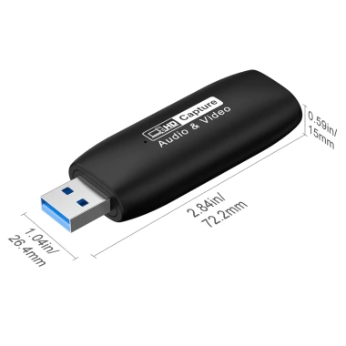 ZoeRax Thẻ Ghi Video HD-MI Đầu vào 4K Đầu ra 1.080p USB 2.0 Ghi Âm Thanh DSLR, Cam Hành Động, Game và Stream 7