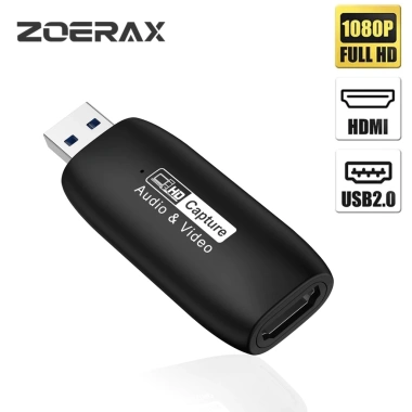 ZoeRax Thẻ Ghi Video HD-MI Đầu vào 4K Đầu ra 1.080p USB 2.0 Ghi Âm Thanh DSLR, Cam Hành Động, Game và Stream 9