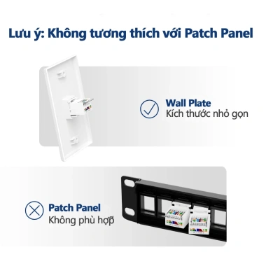 ZoeRax Tool-Less RJ45 Keystone Jack Cat6/Cat5e - Không Đục Lỗ, Dễ Lắp, Bộ Ghép Nối Mô-đun UTP LAN, Giá 60,499₫ 8 ZoeRax Tool-Less RJ45 Keystone Jack Cat6/Cat5e - Không Đục Lỗ, Dễ Lắp, Bộ Ghép Nối Mô-đun UTP LAN, Giá 60,499₫ 8