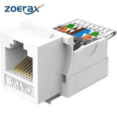 ZoeRax Tool-Less RJ45 Keystone Jack Cat6/Cat5e - Không Đục Lỗ, Dễ Lắp, Bộ Ghép Nối Mô-đun UTP LAN, Giá 60,499₫ 10 ZoeRax Tool-Less RJ45 Keystone Jack Cat6/Cat5e - Không Đục Lỗ, Dễ Lắp, Bộ Ghép Nối Mô-đun UTP LAN, Giá 60,499₫ 10