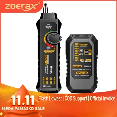 ZoeRax Wire Tester RJ45 RJ11 Đa chức năng - Tracker Cable Ethernet LAN Cat5/Cat6 kèm tai nghe, giá 439.999₫