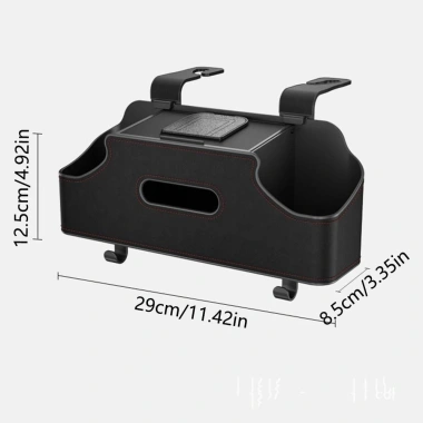 Zonggjz Dụng cụ ô tô – Móc treo, giá đỡ cốc & điện thoại chống nước, hộp khăn giấy
