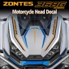 ZONS 368G Miếng Dán Xe Máy Đầu Bên Thân Chống Thấm Nước Trang Trí Decal Cho Zontes 368G