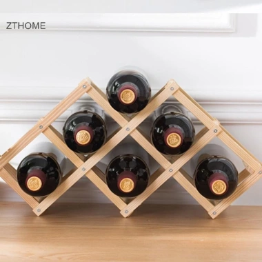 Zthome Giá Đựng Rượu Vang Đỏ Gỗ Retro Trưng Bày Phòng Khách Tủ Hiển Thị Giá 103.840đ HOT