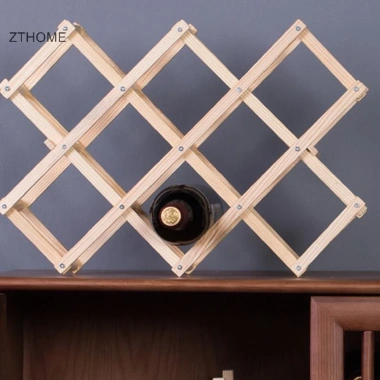 Zthome Giá Đựng Rượu Vang Đỏ Gỗ Retro Trưng Bày Phòng Khách Tủ Hiển Thị Giá 103.840đ HOT