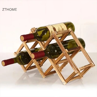 Zthome Giá Đựng Rượu Vang Đỏ Gỗ Retro Trưng Bày Phòng Khách Tủ Hiển Thị Giá 103.840đ HOT