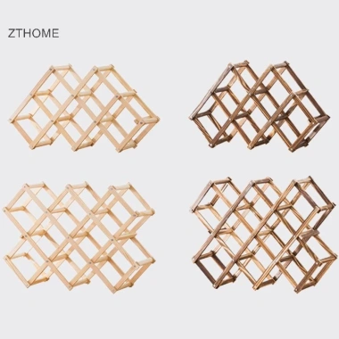 Zthome Giá Đựng Rượu Vang Đỏ Gỗ Retro Trưng Bày Phòng Khách Tủ Hiển Thị Giá 103.840đ HOT