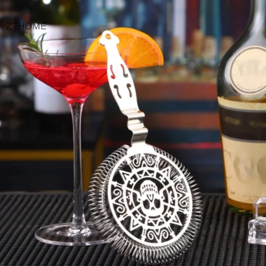 Zthome Hawthorn Strainer Cocktail - Dụng cụ lọc thanh cocktail, chỉ 152.570 VND