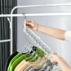 ZTHOME Móc Treo Quần Áo Nhựa Đỏ Đa Năng 9 Lỗ Xoay Ngang Dọc Đậm Dày Sấy Gia Đình 4