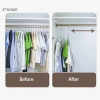 ZTHOME Móc Treo Quần Áo Nhựa Đỏ Đa Năng 9 Lỗ Xoay Ngang Dọc Đậm Dày Sấy Gia Đình 7