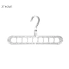 ZTHOME Móc Treo Quần Áo Nhựa Đỏ Đa Năng 9 Lỗ Xoay Ngang Dọc Đậm Dày Sấy Gia Đình 9