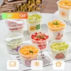 10-25 Hộp Nhựa Nắp Toàn Thực Phẩm Đựng Bánh Mousse, CheeseCake + Thìa - 39.000 VND 2