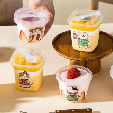 10-25 Hộp Nhựa Nắp Toàn Thực Phẩm Đựng Bánh Mousse, CheeseCake + Thìa - 39.000 VND 7 10-25 Hộp Nhựa Nắp Toàn Thực Phẩm Đựng Bánh Mousse, CheeseCake + Thìa - 39.000 VND 7