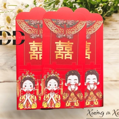 10 Bao Lì Xì Đỏ Hỏi Trao Duyên Bê Tráp - Quà May Mắn Năm Mới Giá 12.000đ 4 10 Bao Lì Xì Đỏ Hỏi Trao Duyên Bê Tráp - Quà May Mắn Năm Mới Giá 12.000đ 4