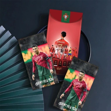 10 Bao Lì Xì Năm Mới 2.026 Bình Ngọ Cristiano Ronaldo 8x16cm Đẹp Ý Nghĩa giá 40.500đ 10 Bao Lì Xì Năm Mới 2.026 Bình Ngọ Cristiano Ronaldo 8x16cm Đẹp Ý Nghĩa giá 40.500đ