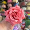 10 bông Hồng xoăn 12cm hoa vải giả - Trang trí bàn tiệc, giá ưu đãi 40.000đ 4