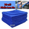 10 cái Khăn Lau Xe Microfiber 30x30-50x100 Loại 1 Mềm Mịn Không Sổ Lông Siêu Thấm Hút - 52.500₫
