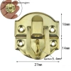 10 Cái Khóa Sắt Vintage 27x30mm cho Hộp Trang Sức và Vali - Threegoodstonesgen