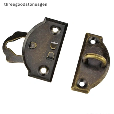 10 Cái Khóa Sắt Vintage 27x30mm cho Hộp Trang Sức và Vali - Threegoodstonesgen 7