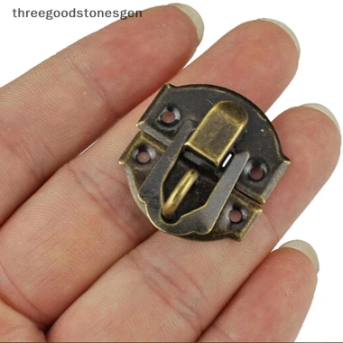 10 Cái Khóa Sắt Vintage 27x30mm cho Hộp Trang Sức và Vali - Threegoodstonesgen 9