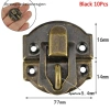 10 Cái Khóa Sắt Vintage 27x30mm cho Hộp Trang Sức và Vali - Threegoodstonesgen 10
