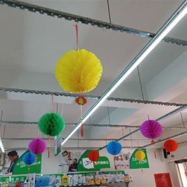 10 Đèn lồng trang trí 5 màu đa kích thước 22-38cm lễ hội Trung Thu Tết giá 39.990