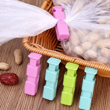 10 Kẹp Niêm Phong Bảo Quản Thực Phẩm, Chống Mùi Màu cho Túi Nhựa và Hộp Tủ Lạnh