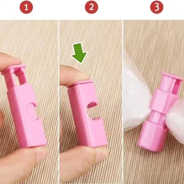 10 Kẹp Niêm Phong Bảo Quản Thực Phẩm, Chống Mùi Màu cho Túi Nhựa và Hộp Tủ Lạnh