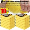 10 Khăn Rửa Xe Microfiber Cực Mềm Vệ Sinh, Sấy Khô, Không Trầy Xước - 119.900₫
