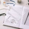 10 Thẻ Bookmark Acrylic Trong Suốt DIY Quà Tặng Cá Tính - Thẻ Hành Lý Sáng Tạo