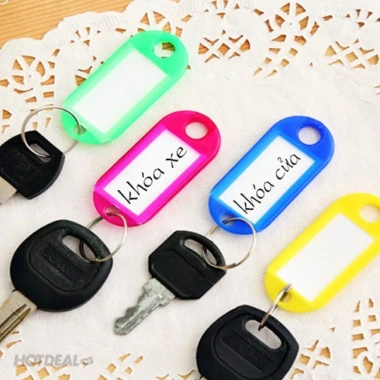 10 Thẻ Ghi Nhớ Gắn Móc Chìa Khóa, Thẻ Treo Đánh Dấu Hành Lý Vali - Tiện Dụng, Giá Chỉ 43.000₫ 2 10 Thẻ Ghi Nhớ Gắn Móc Chìa Khóa, Thẻ Treo Đánh Dấu Hành Lý Vali - Tiện Dụng, Giá Chỉ 43.000₫ 2