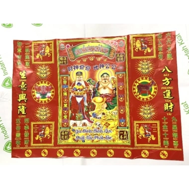 10 tờ Giấy Tấn Tài Tấn Lộc - Bộ cúng lớn Tài địa, Thổ đất, Khai trương, Ông bà Táo - Giá 23.900 VND