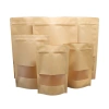 10 túi giấy kraft khóa kéo có cửa sổ: Đựng hạt, đồ ăn nhẹ, giá 10.000 VND 2