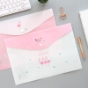 10 Túi khuy hoạt hình A4 khuy bấm, Túi My Clear, đựng tài liệu, chỉ 35.000 VND 7