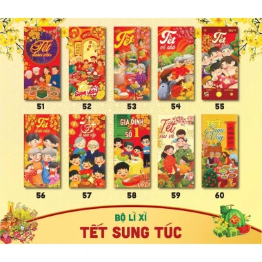 100 Bao Lì Xì Tết 2.026 Mã Du Xuân Giấy Dày C150 - Tặng Túi Bóng Kính, Giá 59,200 VND 2 100 Bao Lì Xì Tết 2.026 Mã Du Xuân Giấy Dày C150 - Tặng Túi Bóng Kính, Giá 59,200 VND 2