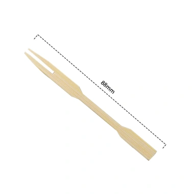 100 Cái Nĩa Gỗ Nhỏ Đựng Trái Cây và Snack - Tre Thanh Bền An Toàn Giá 8.940 VND