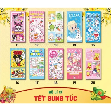 100 Phong Bao Lì Xì Tết Hot Trend 2.026 - Túi Bóng Kính Đính Kèm Giá chỉ 57.200₫ 2