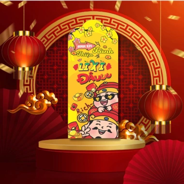100 Phong Bao Lì Xì Tết Hot Trend 2.026 - Túi Bóng Kính Đính Kèm Giá chỉ 57.200₫ 9